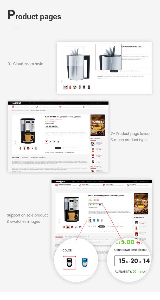 Hadona - One Product, WooCommerce WordPress Theme - 5